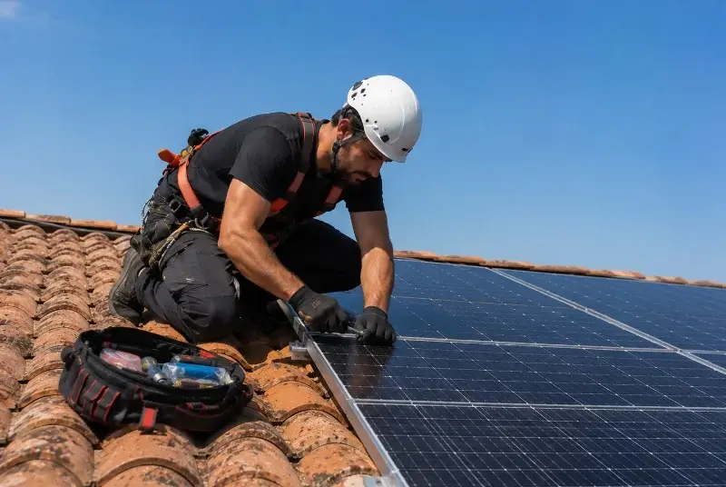 Maintenance et monitoring de panneaux solaires à Meynes