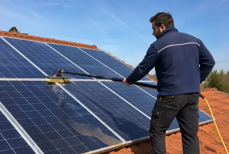 Nettoyage et entretien de panneaux solaires à Meynes